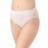 Vanity Fair No Pinch No Show Hi Cut Seamless Brief - Sheer Quartz Lace