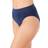 Vanity Fair No Pinch No Show Hi Cut Seamless Brief - Ghost Navy Lace