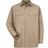 Red Kap Long Sleeve Utility Uniform Shirt - Khaki