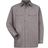 Red Kap Long Sleeve Utility Uniform Shirt - Silver