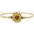 Luca + Danni Sunflower Bangle Bracelet - Gold/Yellow/Brown