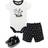 Hudson Baby Bodysuit Shorts & Shoes 3-Piece Set - Pirate (10155460)