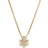 David Yurman Petite Starburst Station Necklace - Gold/Diamonds