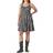 Lucky Brand Tiered Knit Dress - Black Multi