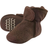 Hudson Baby Fleece Booties - Brown Bear