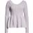Rebecca Taylor Scoop Neck Peplum Pullover - Pale Lilac