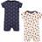 Hudson Baby Cotton Rompers 2-pack - Forest (10116918)