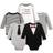 Little Treasures Long-Sleeve Bodysuits 5-pack - Tuxedo (10171034)