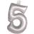 Folat 20231 Inflatable Number 5 Silver