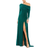Mac Duggal Off-The-Shoulder Jersey Gown - Emerald Green