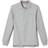 French Toast Long Sleeve Pique Polo - Heather Gray