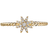 David Yurman Petite Starburst Station Ring - Gold/Diamonds