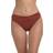 La Blanca Island Goddess Shirred Band Hipster Bikini Bottom - Cinnamon