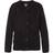 French Toast Girl's Anti-Pill Crew Neck Cardigan Sweater - Black