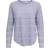 Only Caviar Texture Knitted Pullover - Blue/Cosmic Sky
