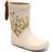 bisgaard x Red Barnet Wellies - Beige Flowers