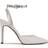 Nine West Timia Ankle Strap Dress - White Leather
