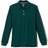 French Toast Toddler Boy's Long Sleeve Pique Polo - Hunter Green