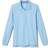 French Toast Toddler Boy's Long Sleeve Pique Polo - Blue
