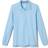 French Toast Toddler Boy's Long Sleeve Pique Polo - Blue