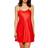 iCollection Satin Chemise - Red