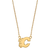 LogoArt Calgary Flames Small Pendant Necklace - Gold