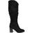 Journee Collection Aneil Extra Wide Calf - Black