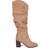 Journee Collection Aneil Wide Calf - Taupe