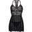 Jezebel Renee Babydoll W/G-String - Black