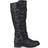 Journee Collection Bite Wide Calf - Black