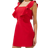 French Connection Whisper Ruffle Mini Dress - True Red