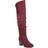 Journee Collection Kaison Medium Calf - Wine