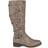 Journee Collection Carly Extra Wide Calf - Taupe