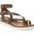 Franco Sarto Daven Gladiator - Cognac Snake Faux Leather