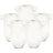 Luvable Friends Short Sleeve Bodysuits 5-pack - White (10153049)