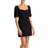 French Connection Whisper Cutout Dress - Black