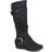Journee Collection Jester Wide Calf - Black