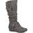Journee Collection Jester Wide Calf - Grey