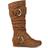 Journee Collection Jester Medium Calf - Camel