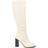Journee Collection Karima Extra Wide Calf - Off White