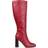 Journee Collection Karima Extra Wide Calf - Red