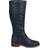 Journee Collection Meg Wide Calf - Navy