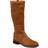 Journee Collection Meg Wide Calf - Cognac