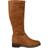 Journee Collection Meg Extra Wide Calf - Cognac