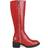 Journee Collection Morgaan Wide Calf - Red