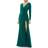 Mac Duggal Long Sleeve Gown - Emerald