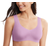 Hanes Ultimate Ultra Light Comfort With Support Strap Wirefree Bra - Pink Reverie
