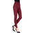 MeMoi Pants-Style Cotton Blend Legging - Tawny Port