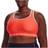 Under Armour Mid Crossback Sports Bra Women - Electric Tangerine/White