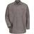 Red Kap Industrial Long Sleeve Work Shirt - Gray